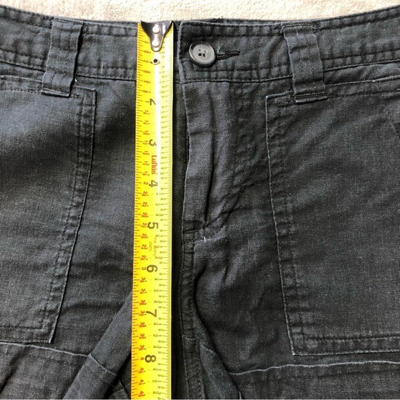 Gap Aubrey Black Linen/Cotton Blend Shorts Size 4 - Picture 9 of 10